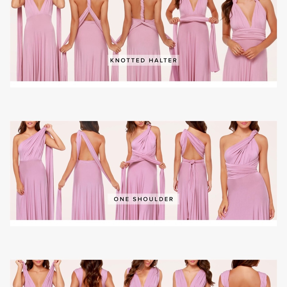 Lulu’s Trick of the Trade Maxi Multi-way dress - Picture 7 of 9
